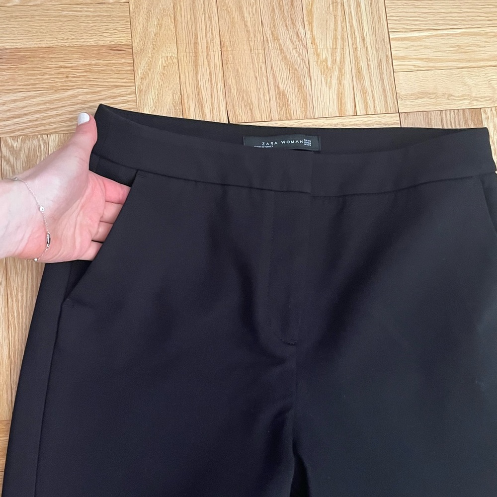 Zara Women's Black Tailored Pants - Picture 3 of 5